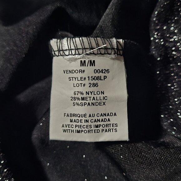 MP | Laura | 1/2 Sleeve Metallic Cowl-V-Neck Sweater - Picture 5 of 5